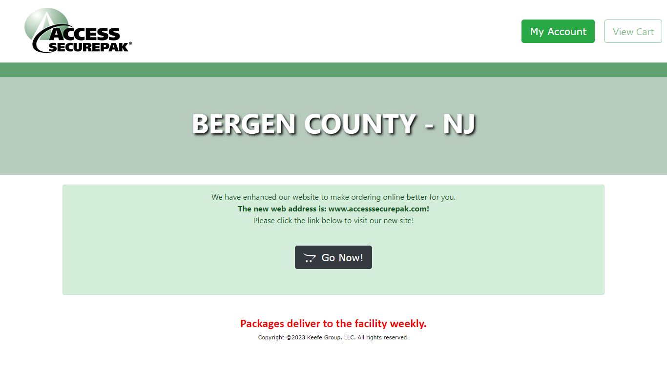 Bergen County Jail Package Program - NJ - Access Securepak